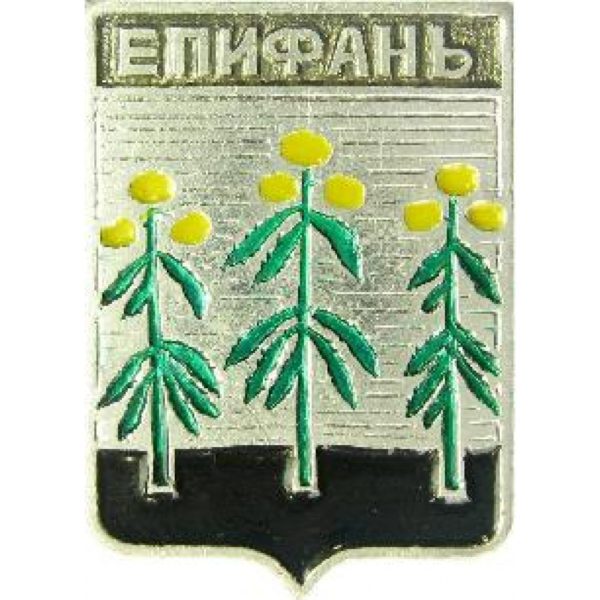 Значок герб города Епифань