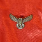 Значок фрачный на лацкан пиджака, эмблема военной разведки- сова.
